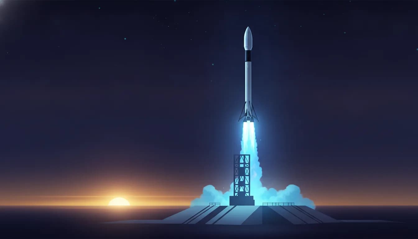 Falcon 9 Block 5 illustration