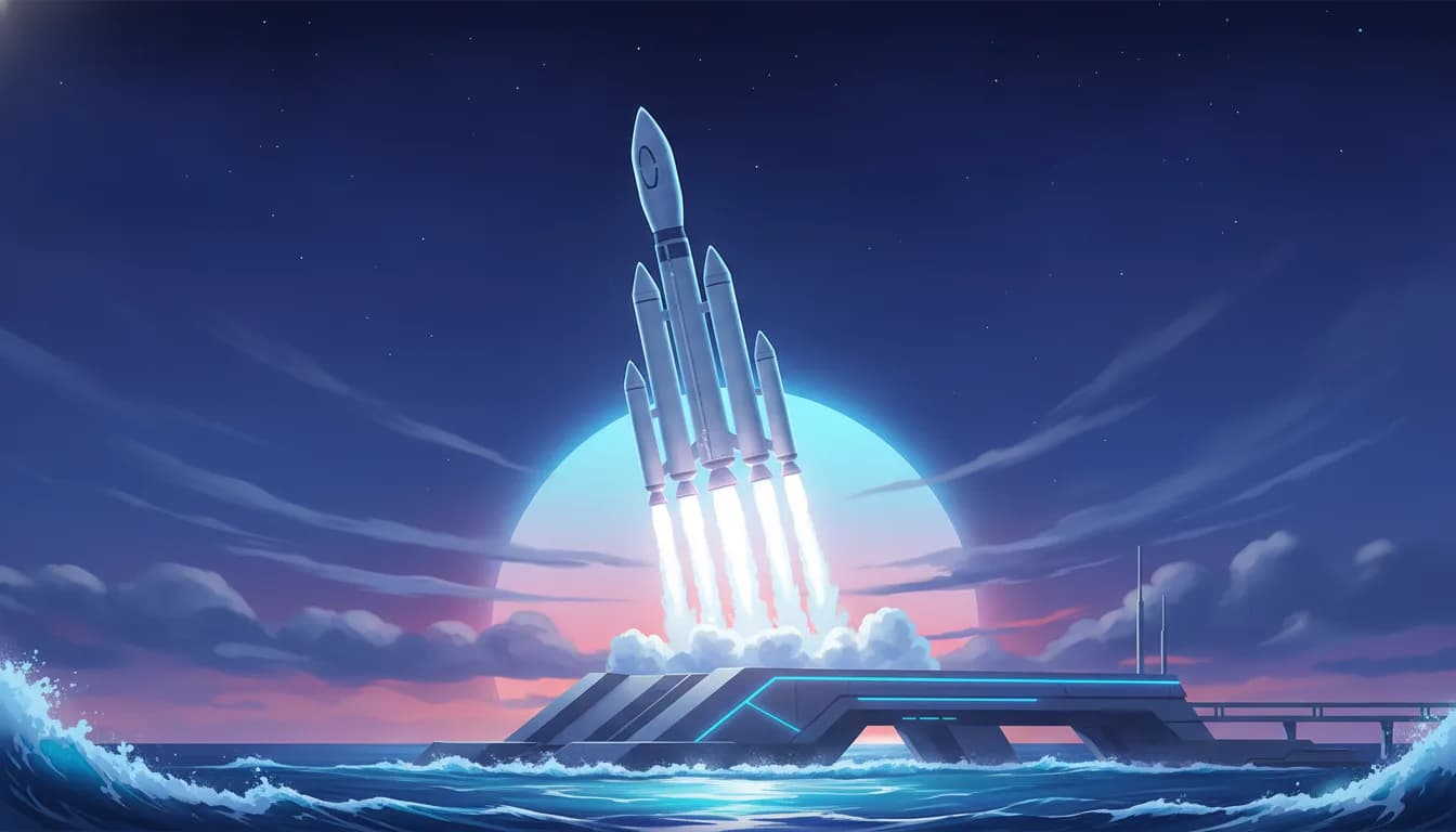 Falcon Heavy illustration