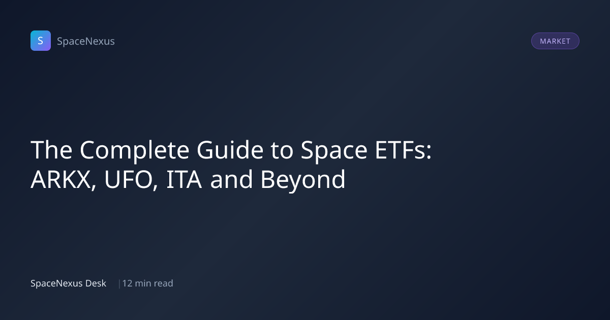 The Complete Guide to Space ETFs: ARKX, UFO, ITA and Beyond ...
