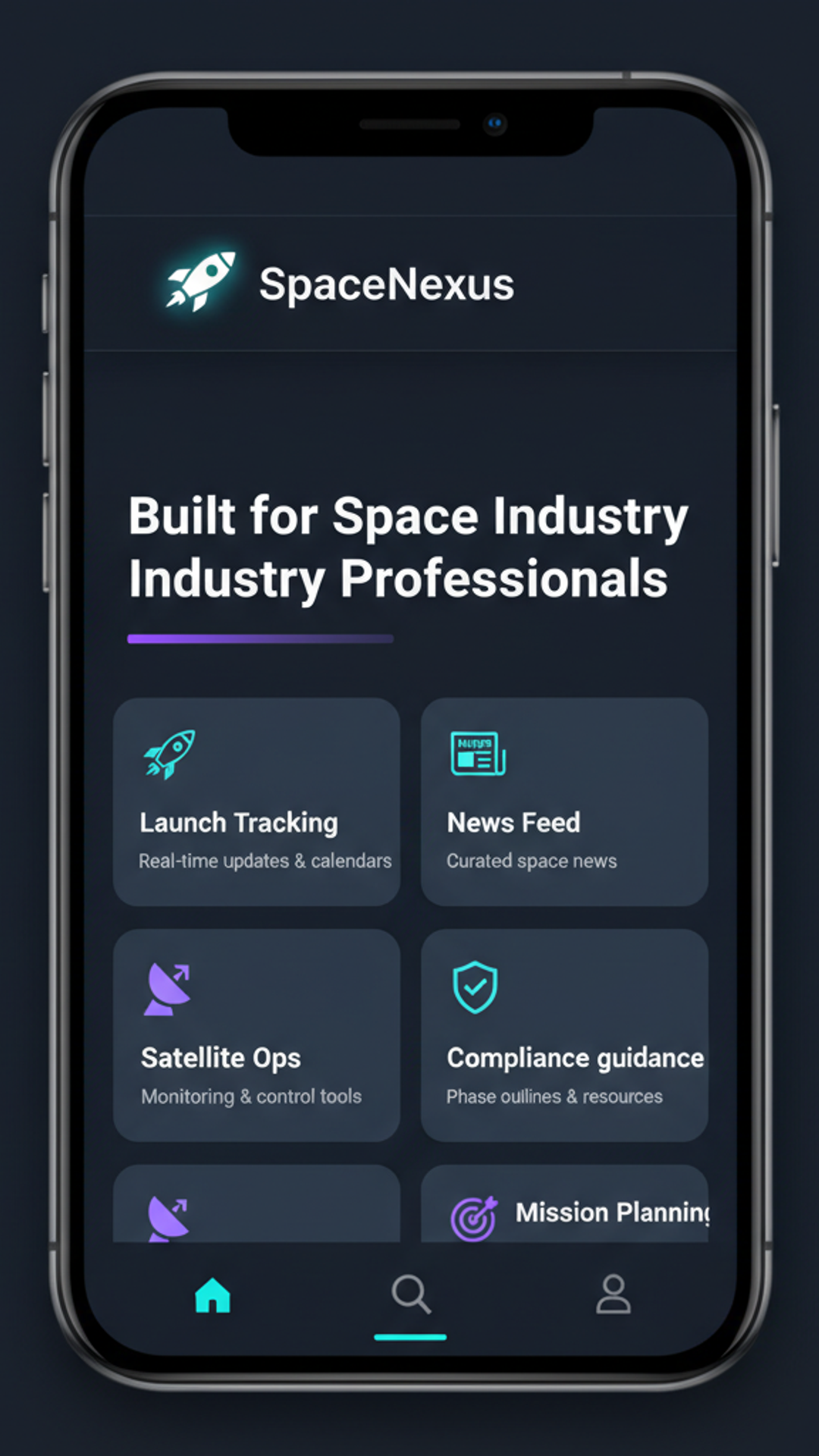 SpaceNexus app screenshot 1