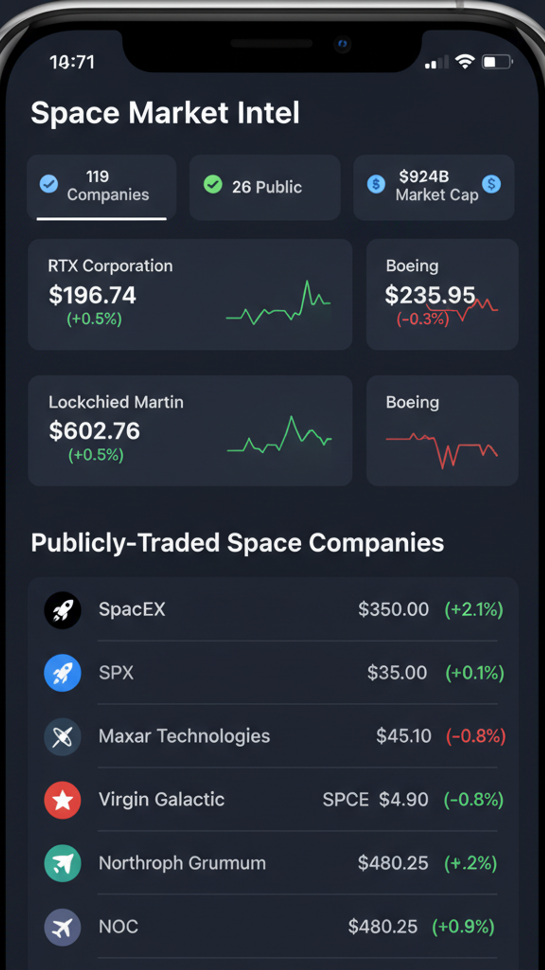 SpaceNexus app screenshot 4